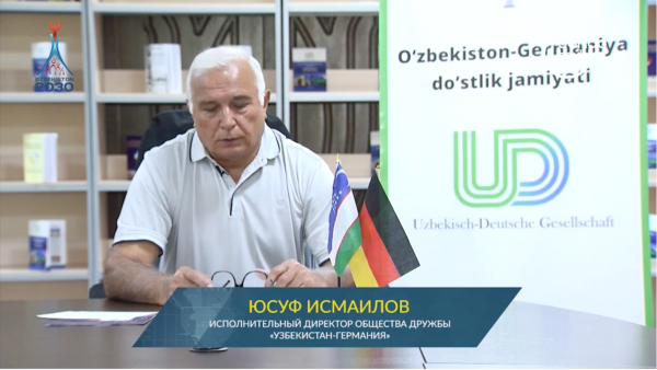 Die Aktivitäten der Usbekisch-Deutschen Freundschaftsgesellschaft im Fernsehen „Dunyo bo‘ylab“ vorgestellt
