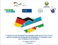 Erstes internationales medizinisches Forum in Taschkent